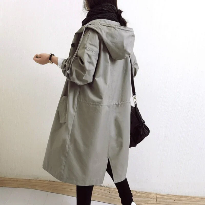 Elenas - Cappotto Trench con Cappuccio - Image 6