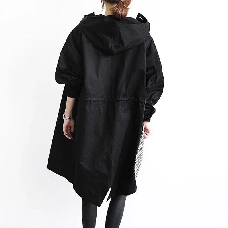 Elenas - Cappotto Trench con Cappuccio - Image 8