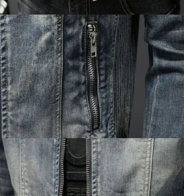 Giovanni - Giacca di Jeans Trendy con Effetto Consumato - Image 4